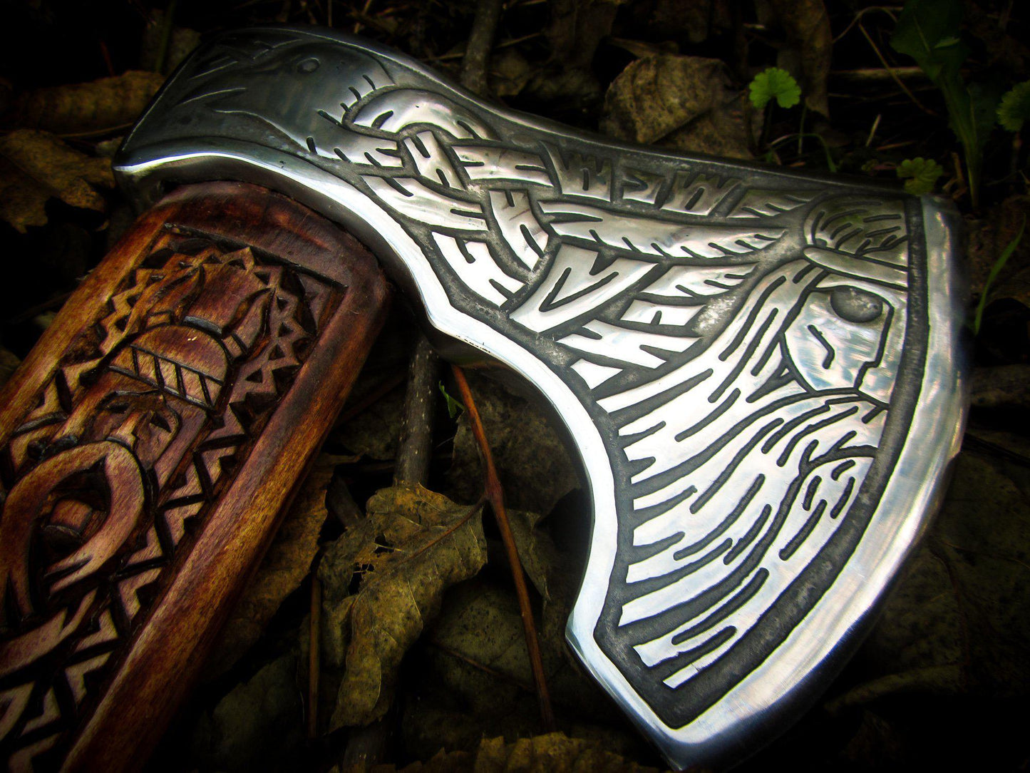 Handmade Viking Axe - Odin