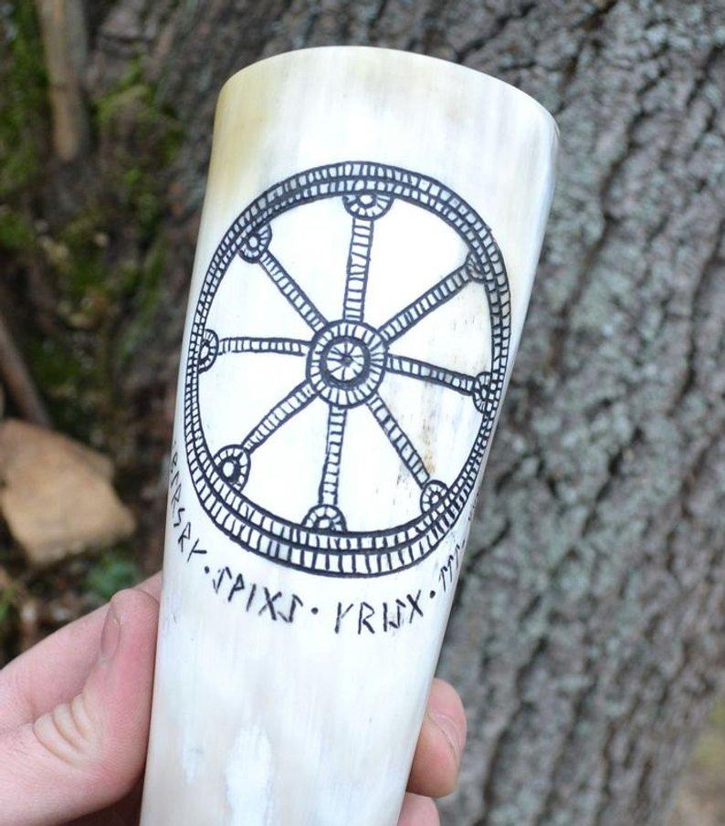 Helm of Awe Drinking Horn