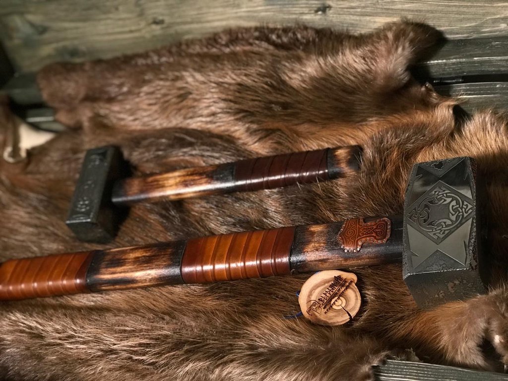Hand Forged Viking Hammer