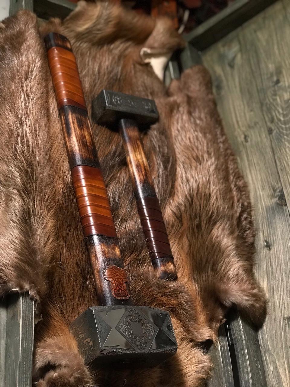 Hand Forged Viking Hammer
