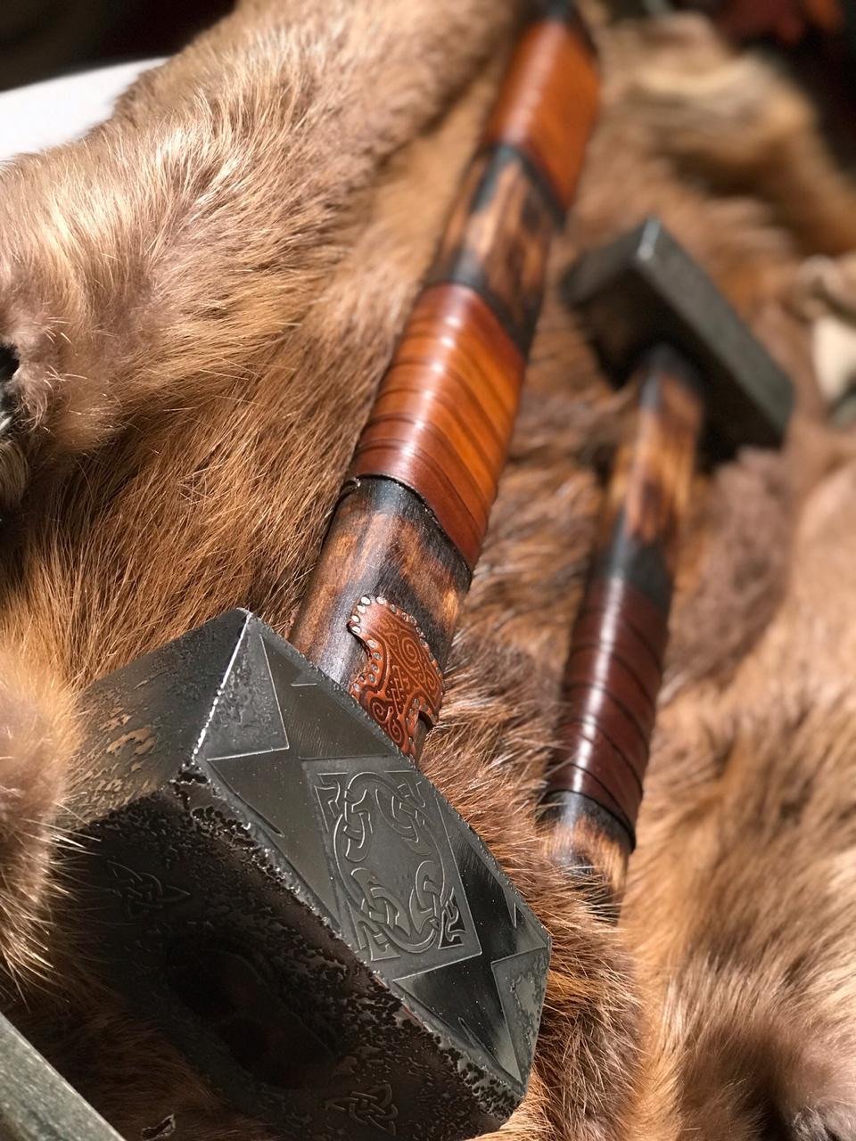 Hand Forged Viking Hammer