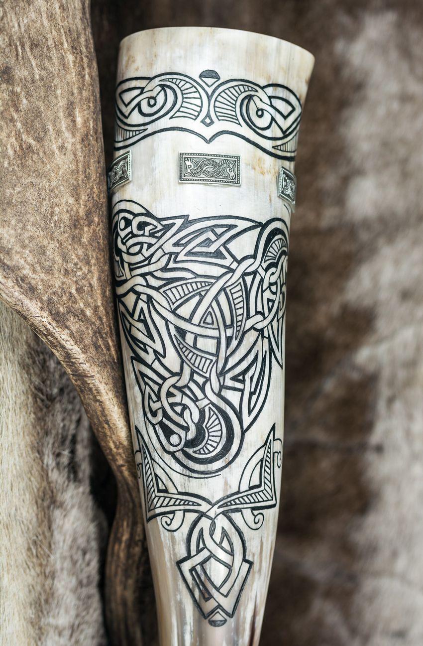 Jarl's Premium Drinking Horn