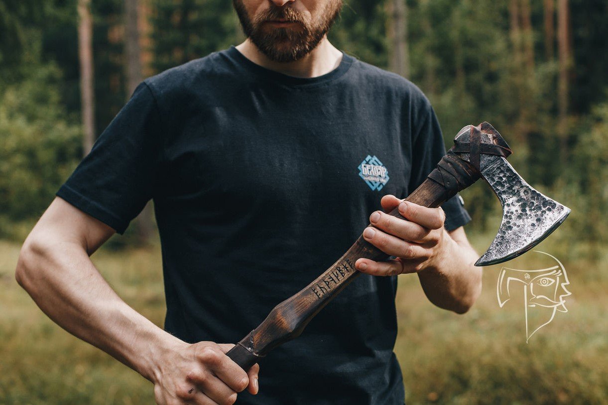 Single Handed Viking Axe