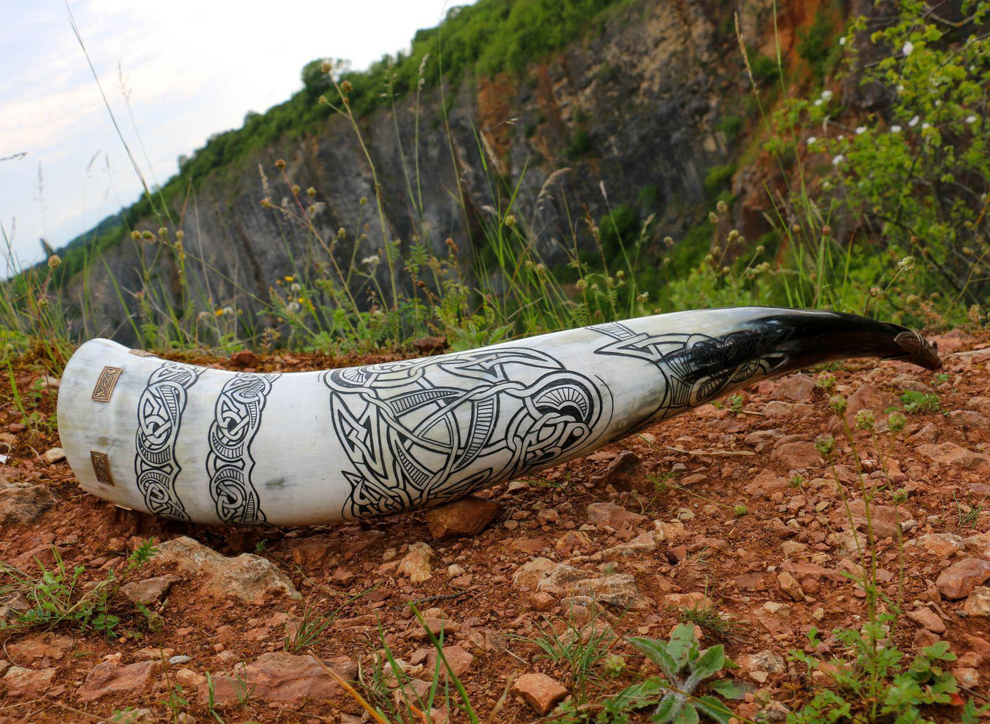 Viking King Premium XL Drinking Horn