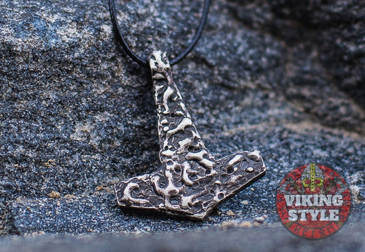 Mjölnir Pendant - Forged, 925 Silver