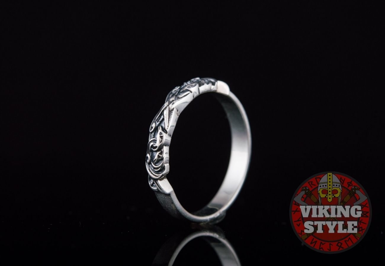 Norse Band Ring - 925 Silver