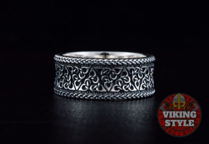 Norse Ring VI - 925 Silver