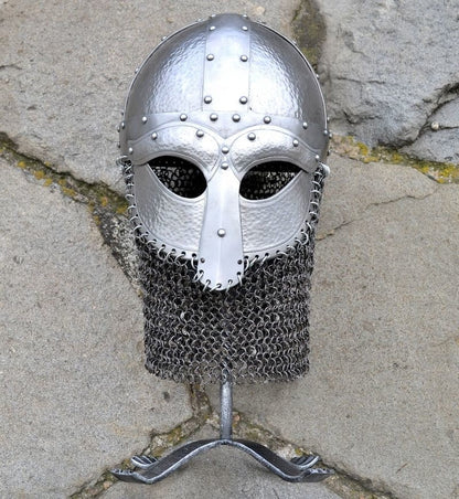 Reinforced Metal Viking Helmet