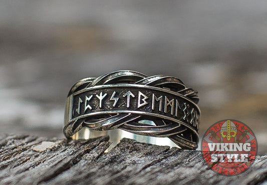 Runic Ring - Knot, 925 Silver