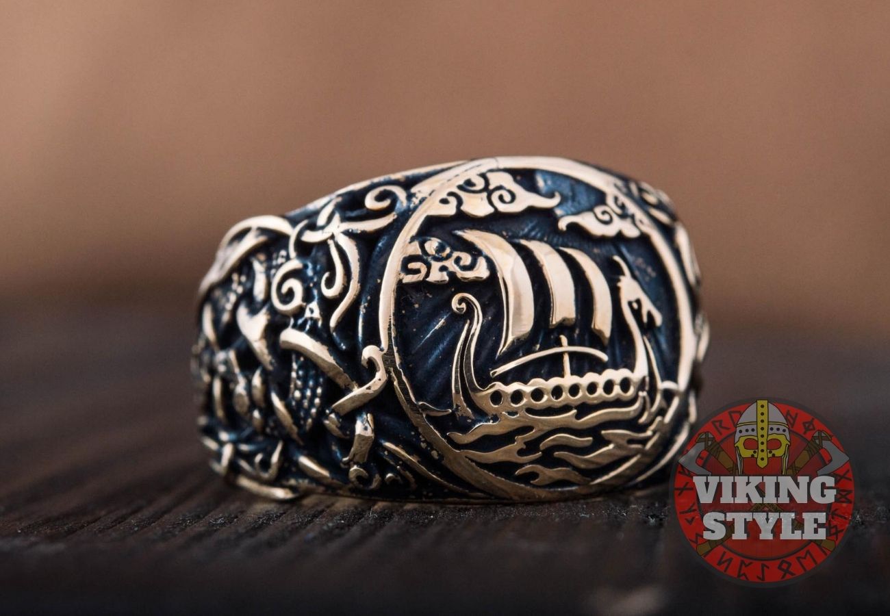 Drakkar Ring - Mammen, Bronze
