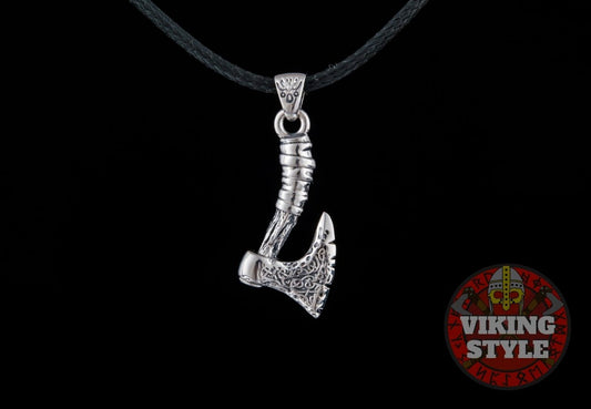 Viking Axe Pendant - Small, 925 Silver