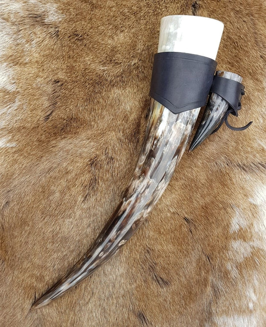 Drinking Horn & Shot Horn Set
