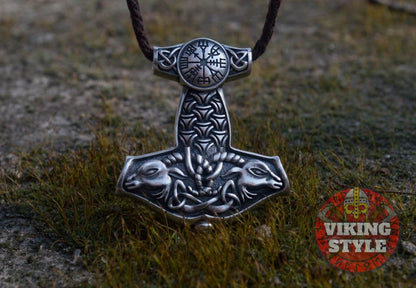 Mjölnir Pendant - Ram, 925 Silver