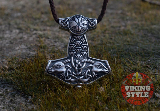 Mjölnir Pendant - Ram, 925 Silver