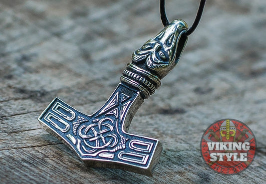 Mjölnir Pendant - Eagle, 925 Silver