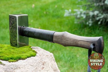 Handmade Viking Hammer - Jormungandr
