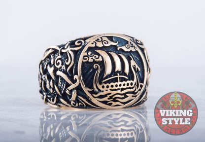 Drakkar Ring - Mammen, Bronze