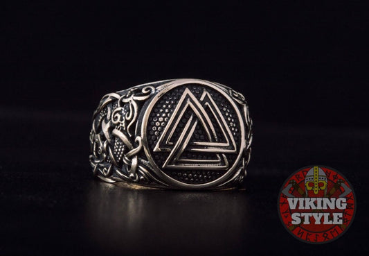 Valknut Ring - Mammen, Bronze