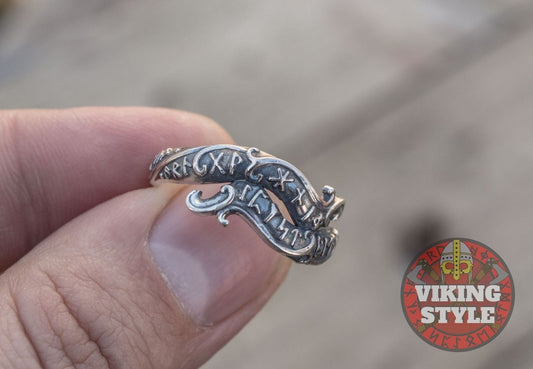 Runic Ring - Root, 925 Silver