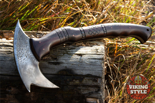 Handmade Throwing Axe - Tomohawk Skarde