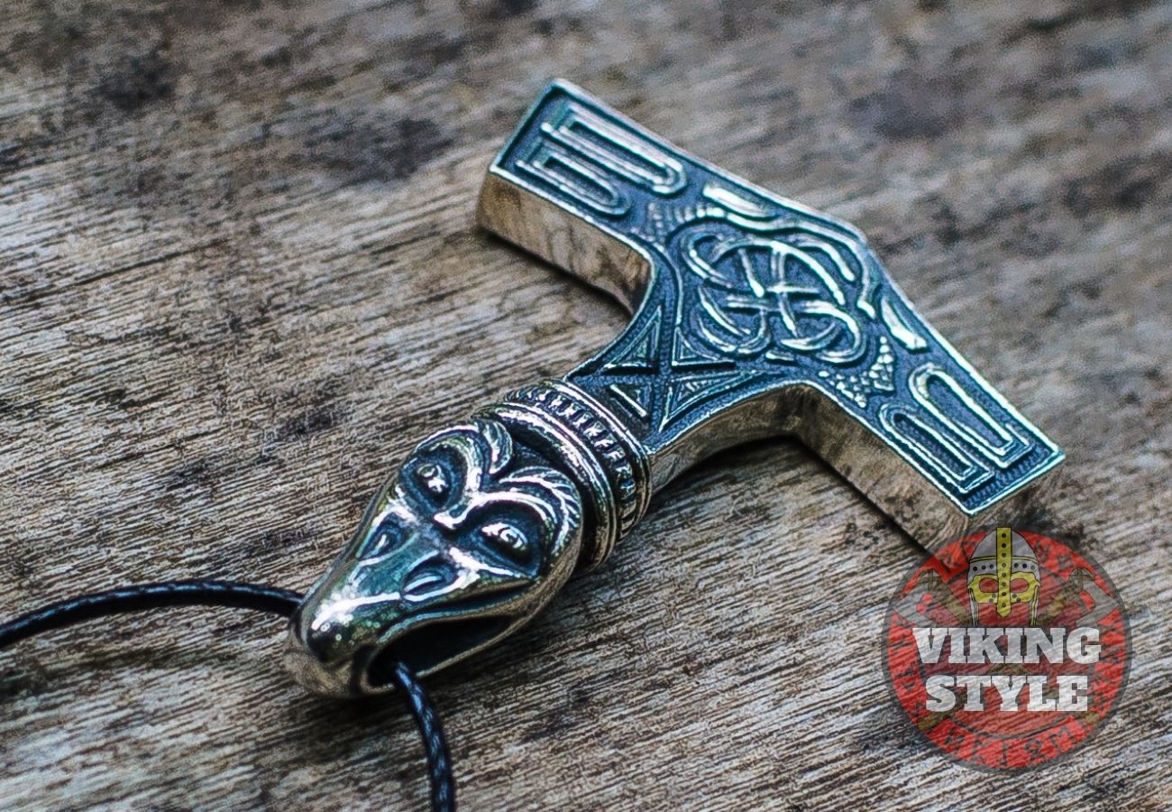 Mjölnir Pendant - Eagle, 925 Silver
