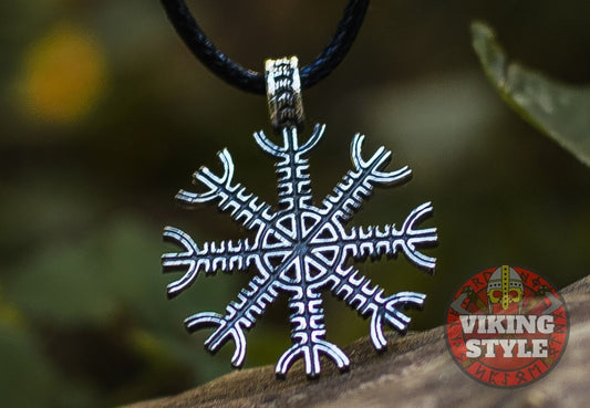 Ægishjálmur Pendant - 925 Silver