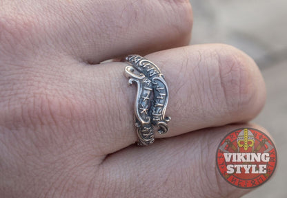 Runic Ring - Root, 925 Silver