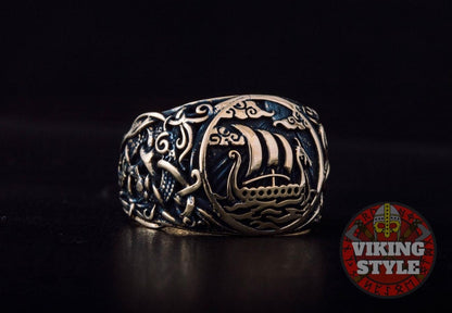 Drakkar Ring - Mammen, Bronze