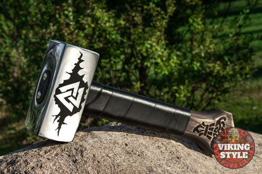 Handmade Viking Hammer - Valknut