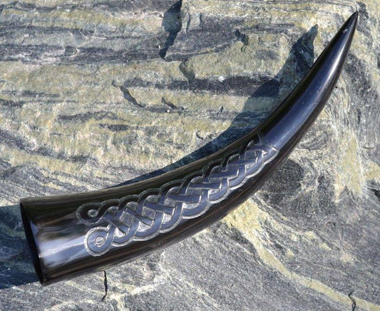 Celtic Knot Drinking Horn