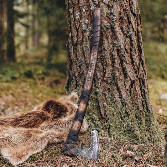 Classic Norse Battle Axe