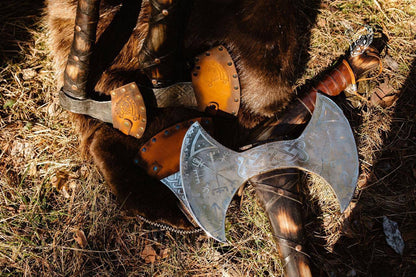 Engraved Double Sided Axe
