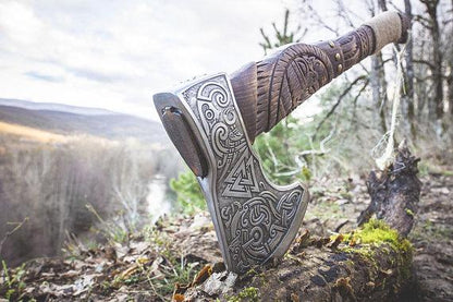 Handmade Viking Axe - Allfather design