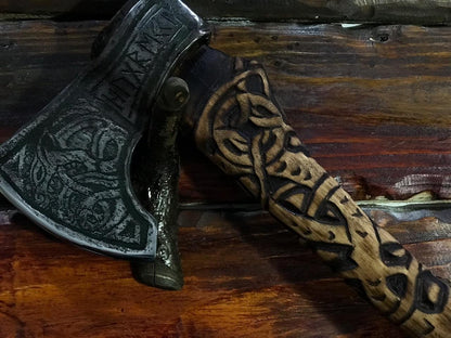 Handmade Viking Axe - Grimhildr