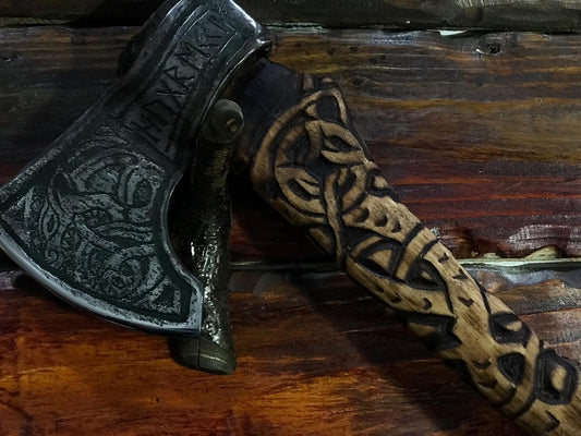 Handmade Viking Axe - Grimhildr