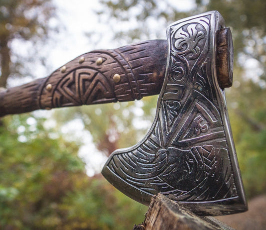 Handmade Viking Axe - Kolovrat