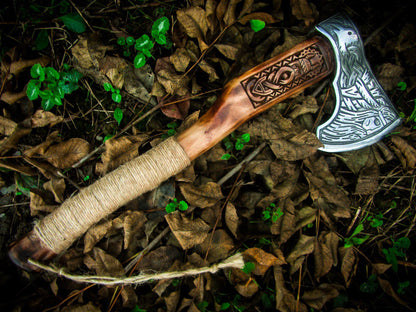 Handmade Viking Axe - Odin
