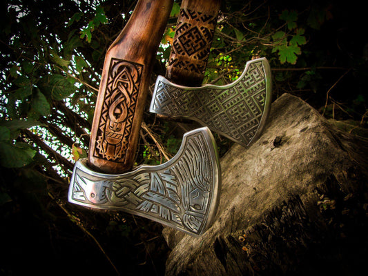 Handmade Viking Axe - Odin