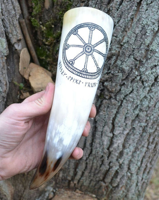 Helm of Awe Drinking Horn