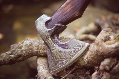 Valknut Viking Axe