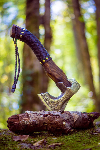 Valknut Viking Axe