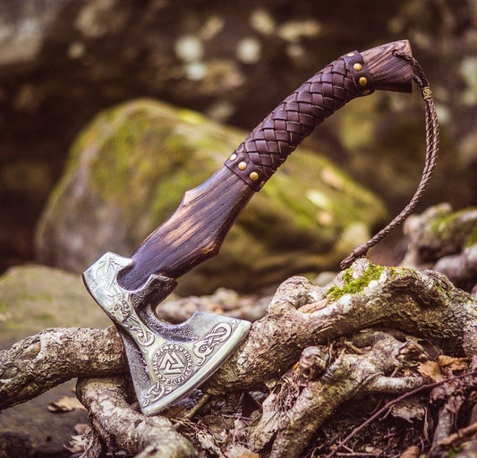 Valknut Viking Axe
